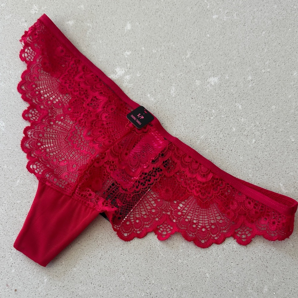 La SENZA Red Lace Panties